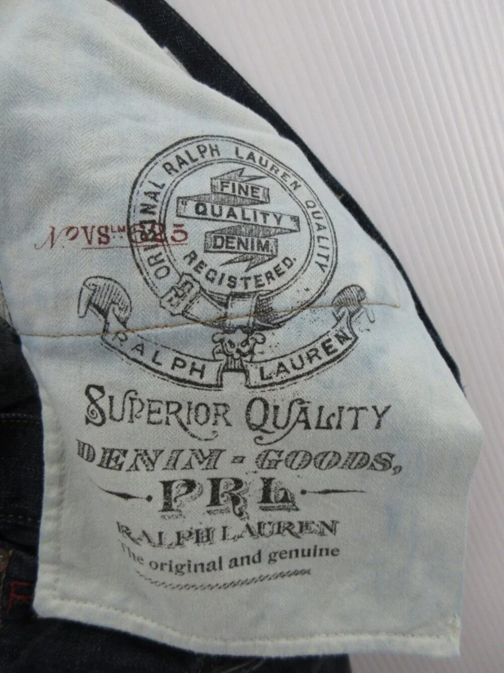 Polo Ralph Lauren Jeans 42X32 Varick Slim 625 Selvedge Straight Denim